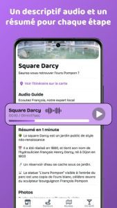 Application visite dijon audio guide itinéraire tourisme