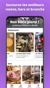 application visite de dijon recommandations bars et restaurants