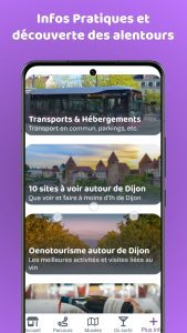 application visite dijon audio guide infos pratiques